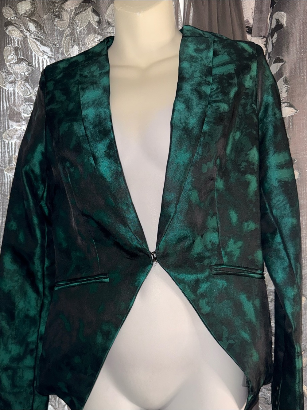 Gibson Teal and Black Single-Hook Blazer
